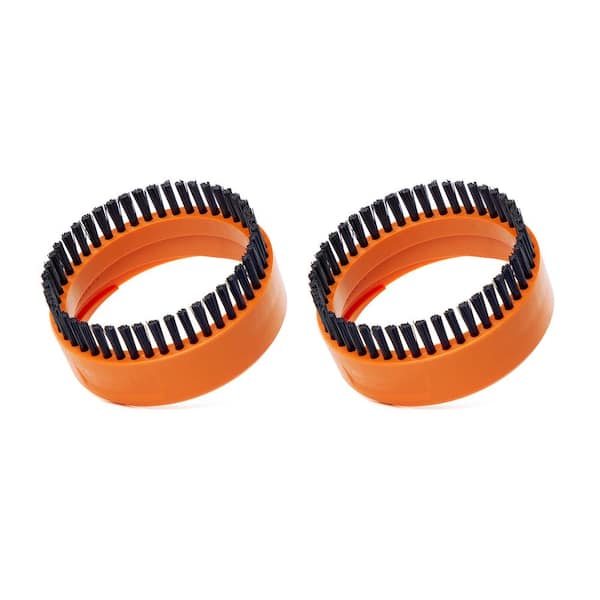 RIDGID 2-1/2 in. NXT Max Rotating Dusting Brush Shoe Kit Shop Vacuum Attachments with Hard Bristles for RIDGID NXT Wet Dry Vacs