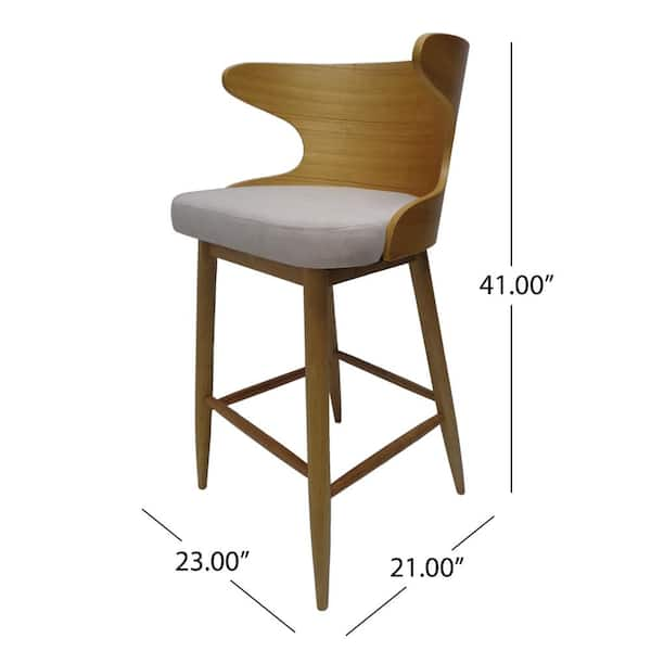 kamryn mid century modern barstool