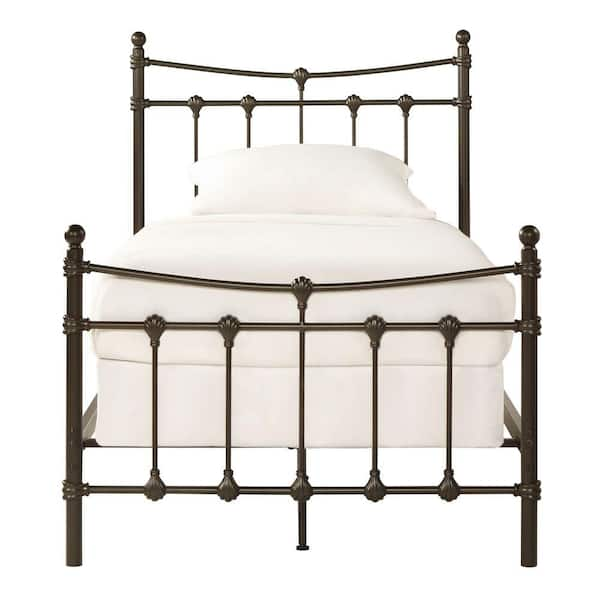 Dark brown store twin bed frame