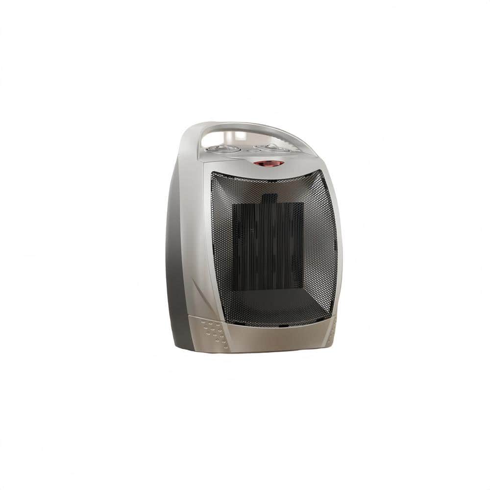 10.1 in. H 1500-Watt Electric Indoor Portable Ceramic Forced Air Fan Space 