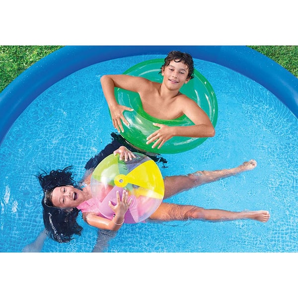 Intex Easy Set 10 ft. x 2.5 ft. Round 30 in. Deep Hard Sided Pool 28200EH +  28601EG - The Home Depot