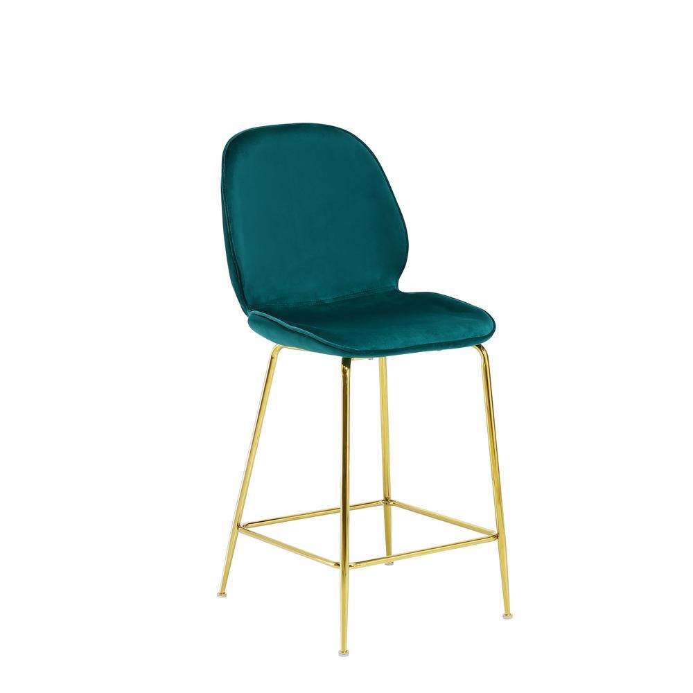 Best Master Furniture Preston 24 in. H Green Counter Height Stools (Set
