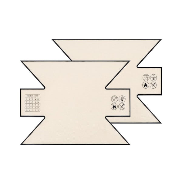 Silicone Extra Thick Nonstick Reusable Bread Loaf Pan Liner Red Baking Mat with Easy Clean for Sourdough 2-Piece