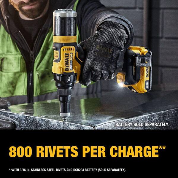 DEWALT 20 Volt MAX Cordless 3 16 in. Rivet Tool Tool Only