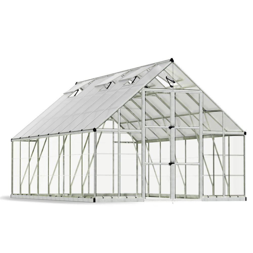 Balance 10 ft. x 16 ft. Hybrid Silver/Clear DIY Greenhouse Kit price history on PriceWatchPro