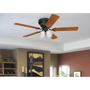 Contempra IV 52 in. LED Oil Rubbed Bronze Ceiling Fan with Light Kit