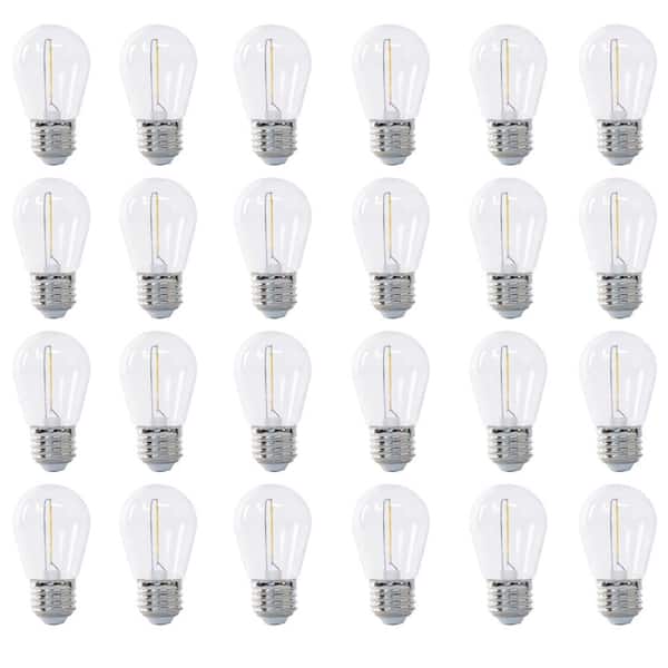 Feit Electric 11-Watt Equivalent S14 String Light LED Light Bulb, 2200K (24-Pack)