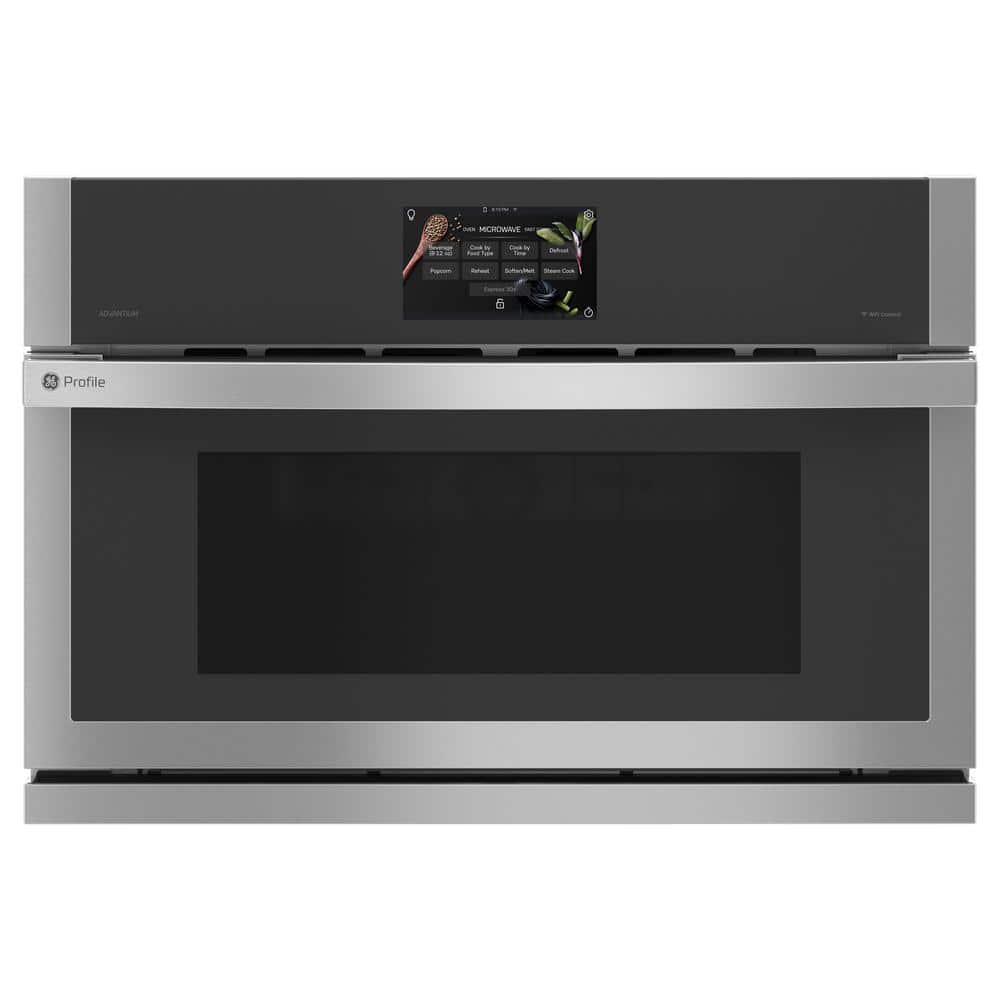 30 in. Wide 1.70 cu ft Electric Built-In Microwave in Stainless Steel with 