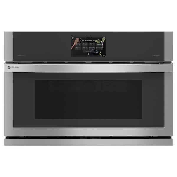 30 in. Wide 1.70 cu ft Electric Built-In Microwave in Stainless Steel with Convection Cooking and Glass Touch Controls