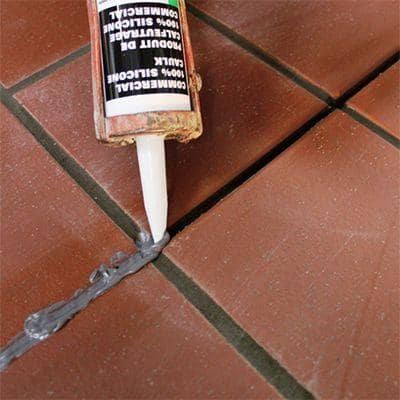 Custom Building Products Commercial #640 10.1 oz. Arctic White Silicone Caulk