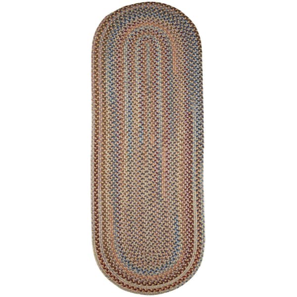 Rhody Rug Annie Wheat Field 2 ft. x 6 ft. Indoor Braided Runner Rug