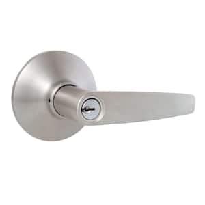 Olympic Stainless Steel Classic Keyed Entry Door Handle Lock
