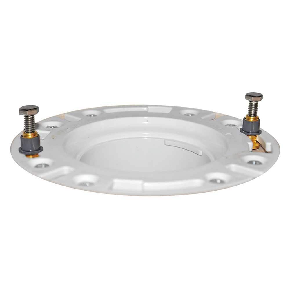 Universal Blue and Gray Toilet Installation Kit with Wax Ring