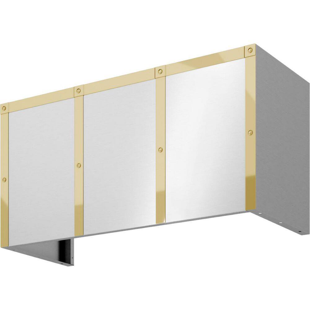 Duct Cover Banding Kit for DC14818AS in Polished Gold Finish-For Forte Custom Wall Range Hood price history on PriceWatchPro