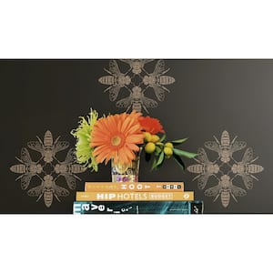 Honey Bee Spray and Stick Wallpaper (Covers 56 sq. ft.)