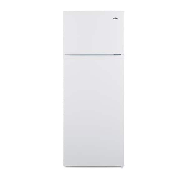 Summit Appliance 7.1 cu. ft. Top Freezer Refrigerator in White, Counter Depth
