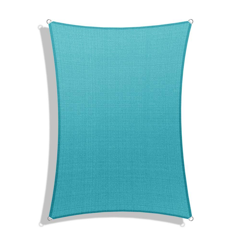 20 ft. x 24 ft. Turquoise Rectangle Heavy Weight Sun Shade Sail with A Ring Steel Wire and UV Blockage price history on PriceWatchPro
