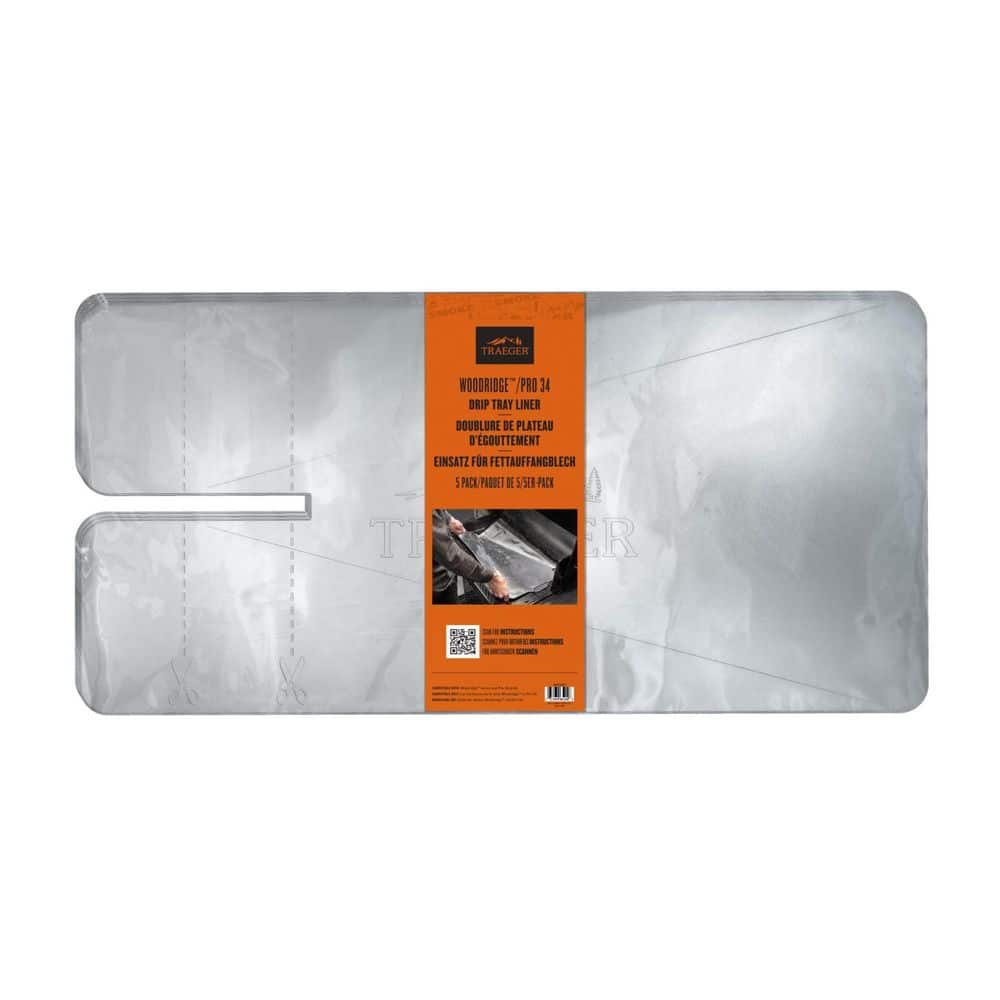 【単品】レアPROLOG x TARPtoTARP Wood Drip Tray Traeger Drip Tray Liner 5-Pack Woodridge/Pro 34 Grill BAC818 - The