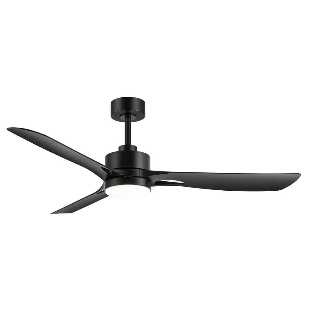 Porter 56 in. Indoor Black Ceiling Fan with Integrated Color-Changing LED with Remote Control price history on PriceWatchPro