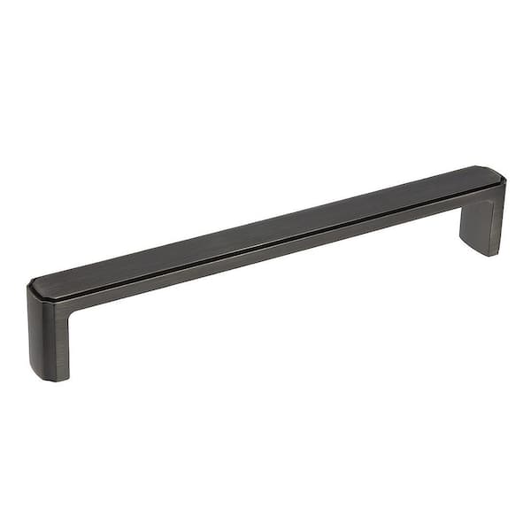 Richelieu Hardware Lorraine Collection 7 9/16 in. (192 mm) Antique Nickel Transitional Cabinet Bar Pull
