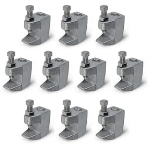 Junior Beam Clamp for 3/8 in. Threaded Rod in Electro Galvanized Steel (10-Pack)