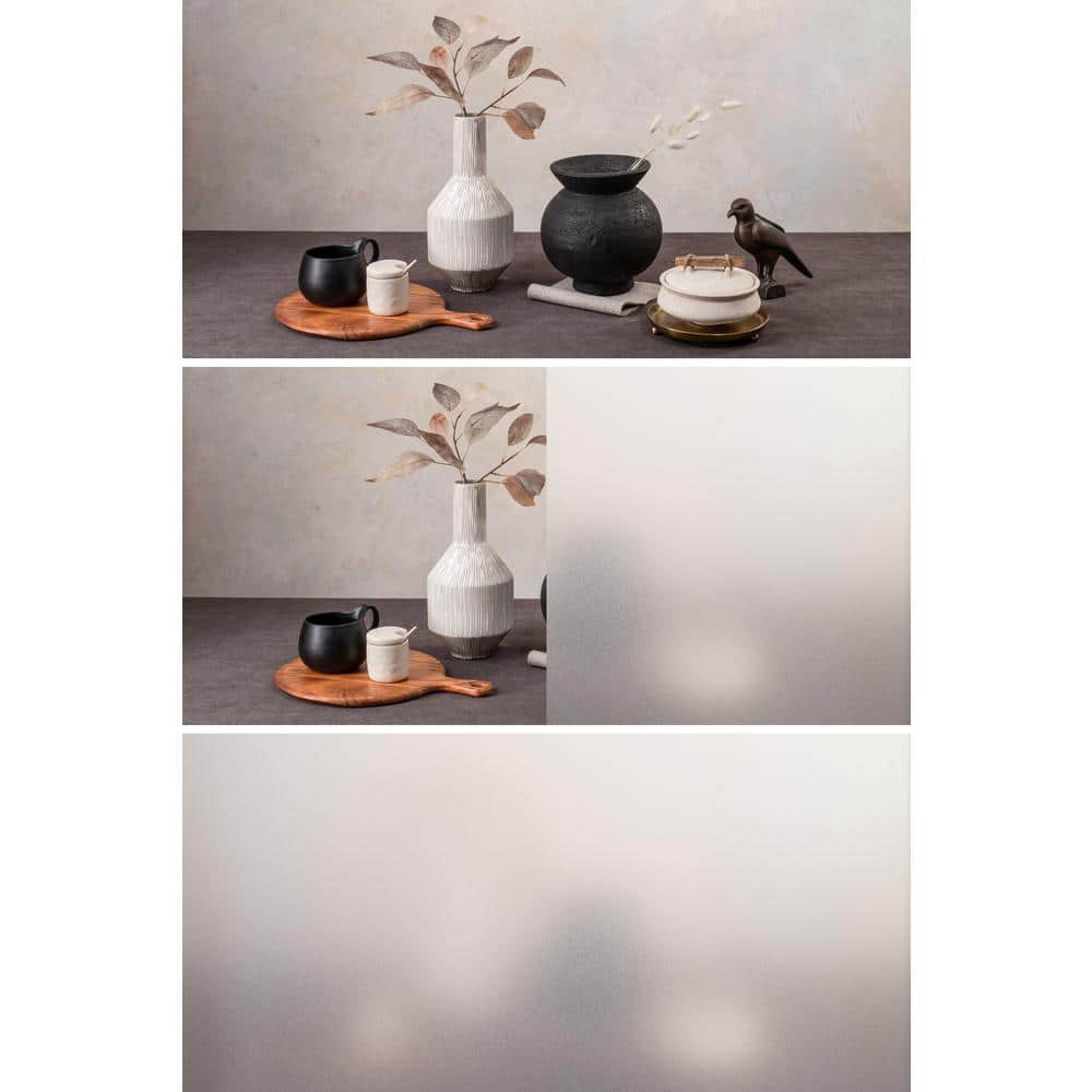 Frosted Vinyl Etched Glass Sidelight Window Film 12" x 83"