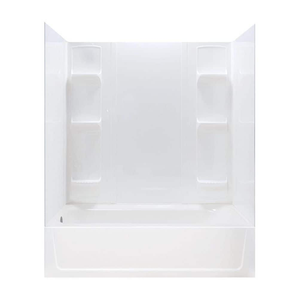 MUSTEE Durawall 60 in. L x 32 in. W x 73.75 in. H Rectangular Tub ...