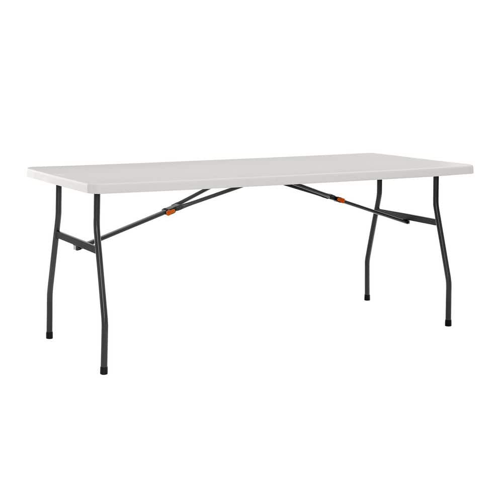 HDX 6 ft. Standard Almond & Bronze Resin Top 2.5 ft. Height Indoor