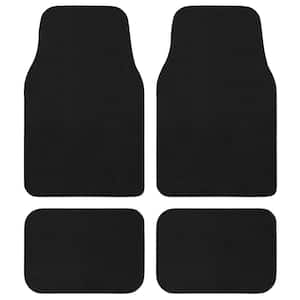 Premium Black Car Floor Mats Universal Fit for Cars, SUVs, Vans and Trucks (4-Piece)