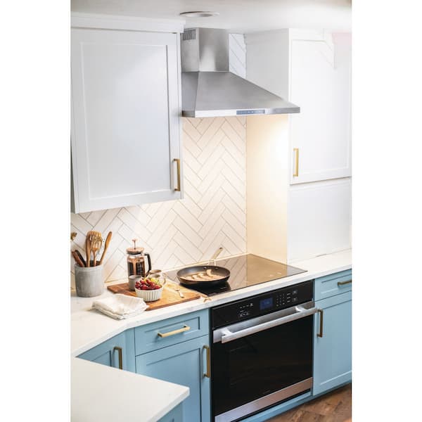 Sharp 30 Ducted Wall Mounted Range Hood in Stainless Steel