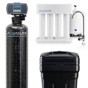 Whole House Water Softener/Reverse Osmosis Drinking Water Filter Bundle (32,000 Grains)