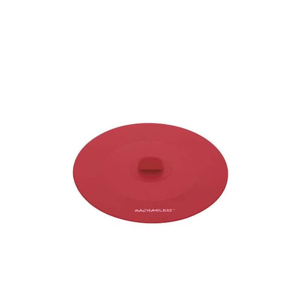 Rachael Ray Tools and Gadgets 7.5 in. Small Suction Lid in Red