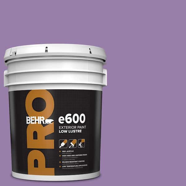 BEHR PRO 5 gal. #650B-6 Elite Wisteria Low Luster Exterior Paint