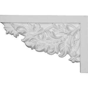 11-3/4 in. x 3/4 in. x 7-7/8 in. Primed Polyurethane Attica Large Left Stair Bracket