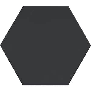 Rhythm Black 11.22 in. x 12.95 in. Matte Stone Look Porcelain Floor and Wall Tile (10.752 sq. ft./Case)