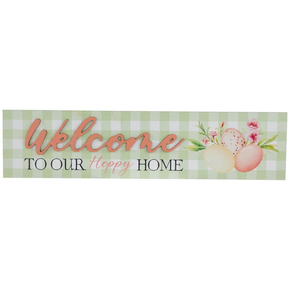 "Welcome to Our Hoppy Home Easter Wall Sign-19.75""" price history on PriceWatchPro