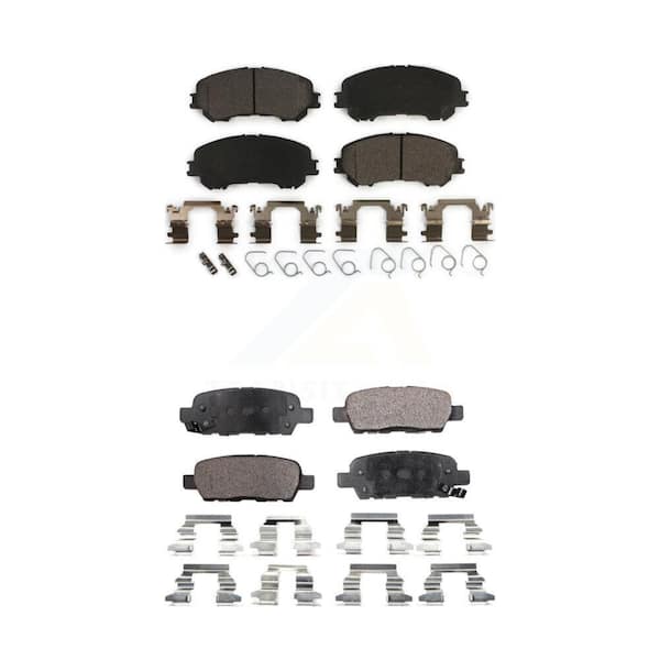 TEC Front Rear Ceramic Brake Pads Kit For Nissan Rogue Sport Qashqai KTC-100296