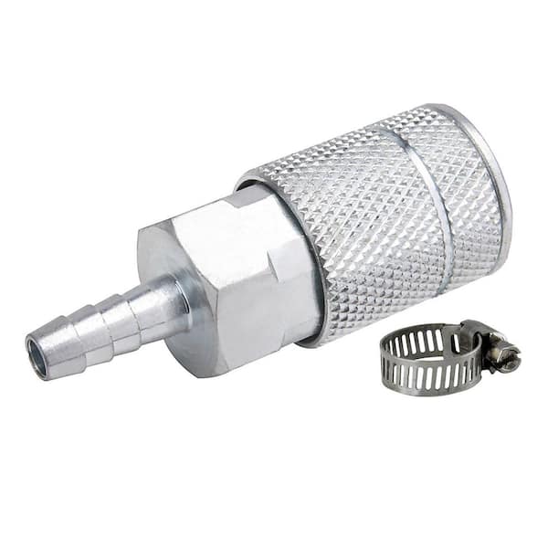 Zinc 1/4 in. x 1/4 in. Automotive Barbed Coupler