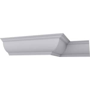 SAMPLE - 11-7/8 in. x 12 in. x 11-7/8 in. Polyurethane Claremont Crown Moulding