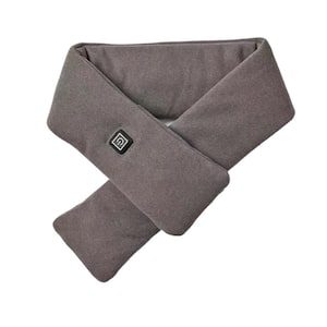 Multifunctional Cotton Electric Scarf USB Charging 3-Speed Temperature Control, Grey