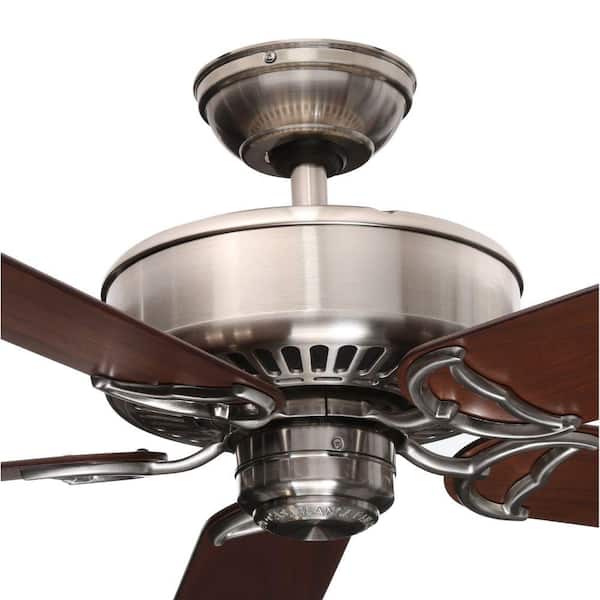 Panama DC 54 in. Indoor Brushed Nickel Ceiling Fan with Remote For Bedrooms