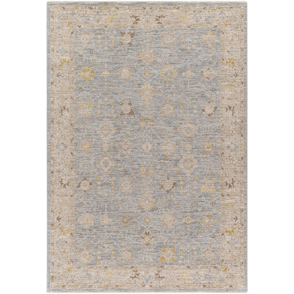 Avant Garde Blue 5 ft. 2 in. x 5 ft. 2 in. Round Traditional Area Rug price history on PriceWatchPro