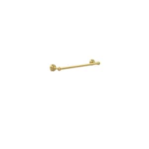 Waverly Place Collection 18 in. Back to Back Shower Door Towel Bar in Polished Brass