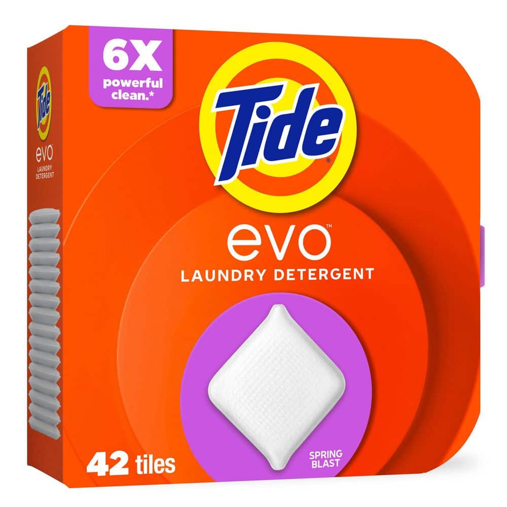 Tide Evo Spring Blast Scent Laundry Detergent Tablets (42-Count