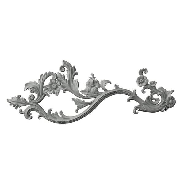 1.5 in. x 33.375 in. x 12.125 Polyurethane Applique and Onlay Moulding