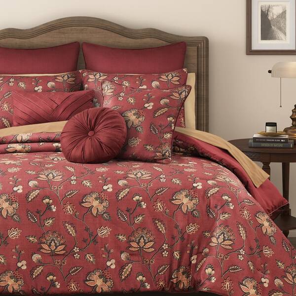 Red euro shams sales