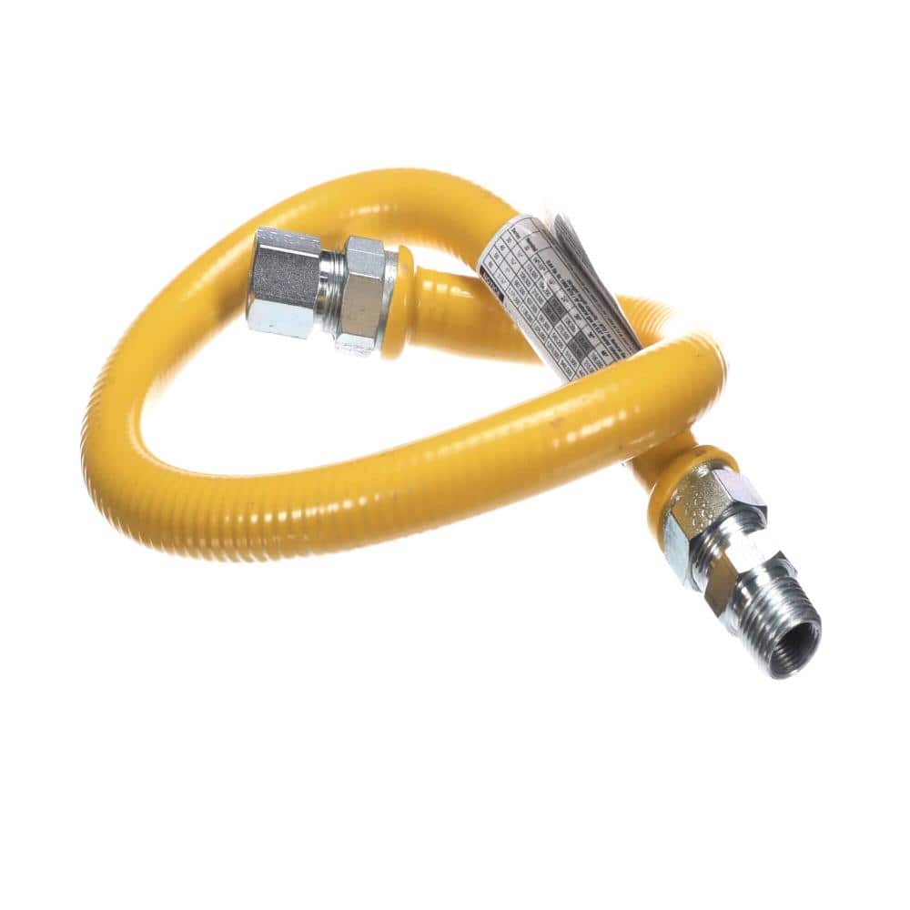 "Flexible Gas Hose, Coated Stainless Steel, 0.50"" X 30"" R89550" price history on PriceWatchPro