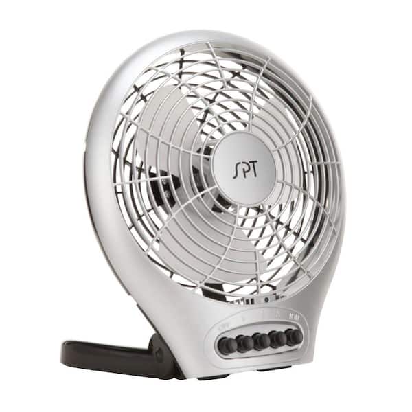 SPT 7 in. Table Fan with Ionizer