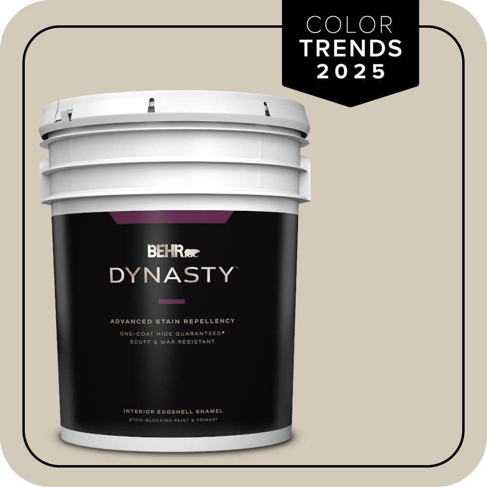 5 gal. Designer Collection #DC-010 Even Better Beige Eggshell Enamel Interior Stain-Blocking Paint & Primer price history on PriceWatchPro