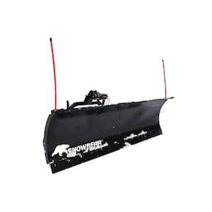 84 in. x 22 in. Heavy-Duty Universal Mount T-Frame Snow Plow Kit with Winch and Wireless Remote